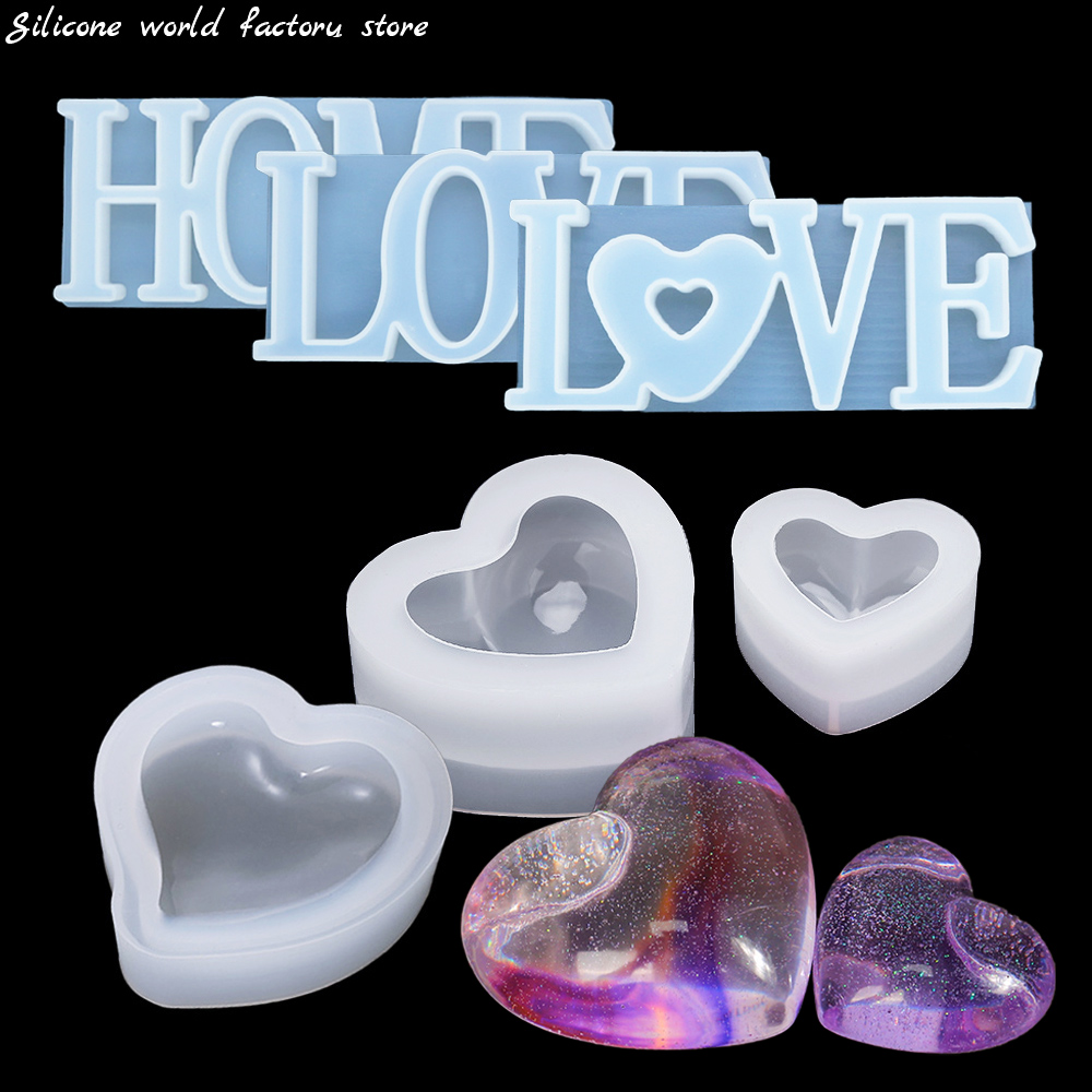 Resin Art Alphabet - Stampo in Silicone 3D a Forma