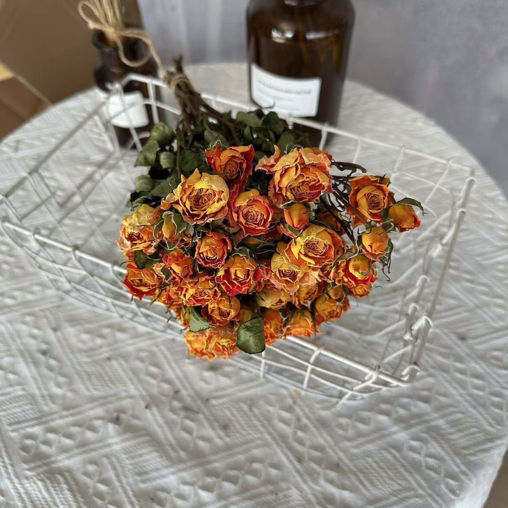 Resin Art Rose - Mazzo di rose naturali stabilizzate, fiori