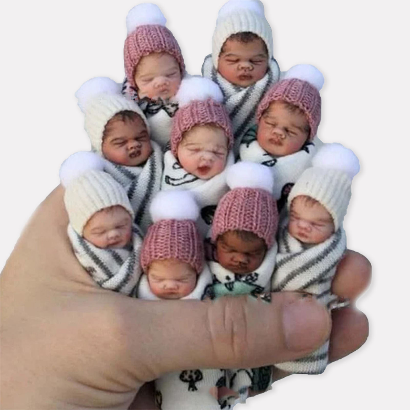 Resin Art Baby - Bambole Reborn in Miniatura da 7