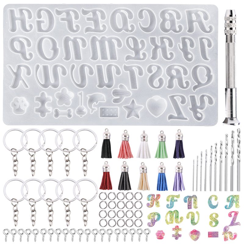 Stampi per portachiavi con alf - Resin Art Alphabet recensione e prezzo