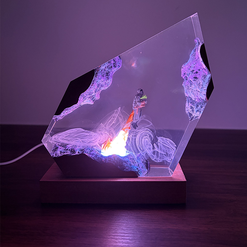 Lampada da Tavolo in Resina a  - Resin Art Baby recensione e prezzo