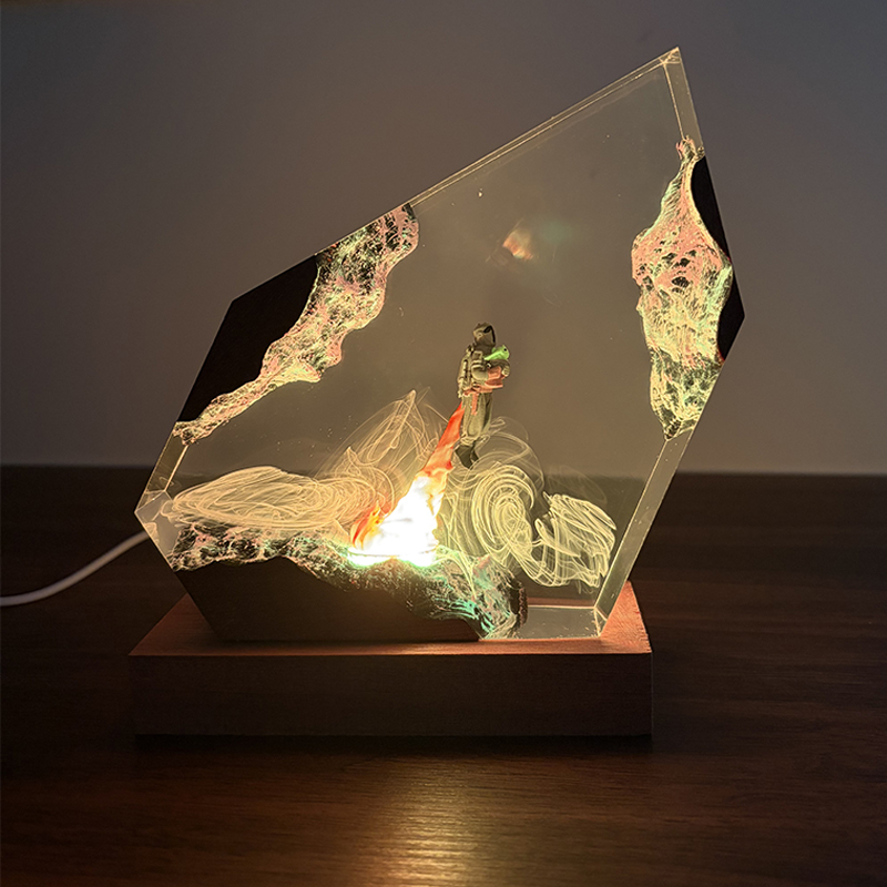 Lampada da Tavolo in Resina a  - Resin Art Baby recensione e prezzo