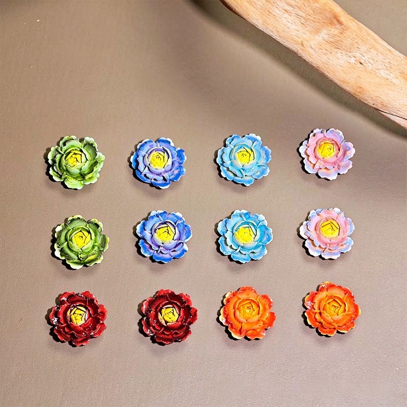 50 pezzi di cabochon piatti a  - Resin Art Rose recensione e prezzo
