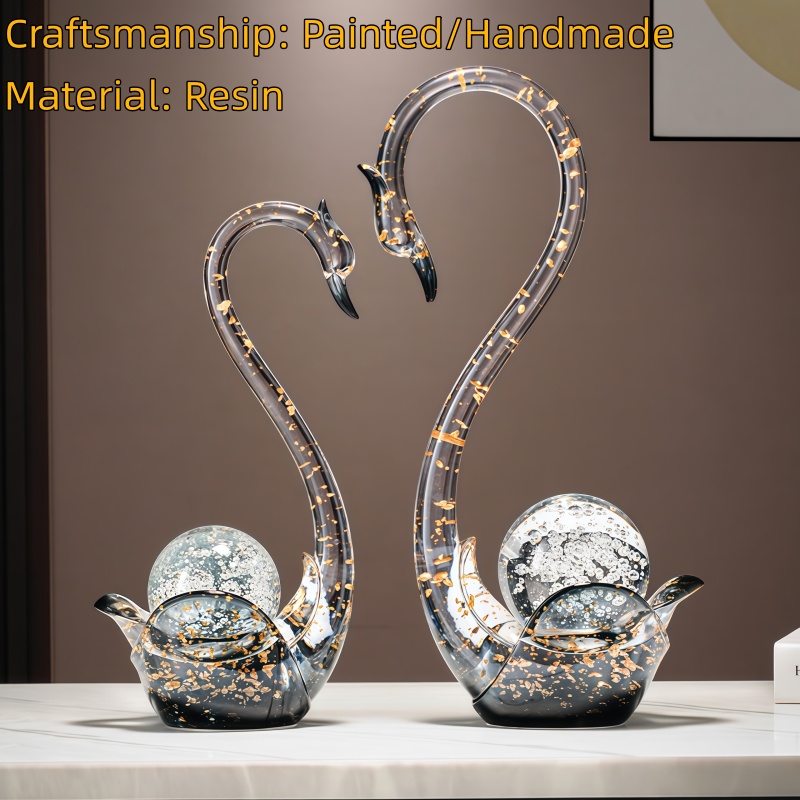 Statuetta di coppia di cigni i - Resin Art Wedding Gift recensione e prezzo